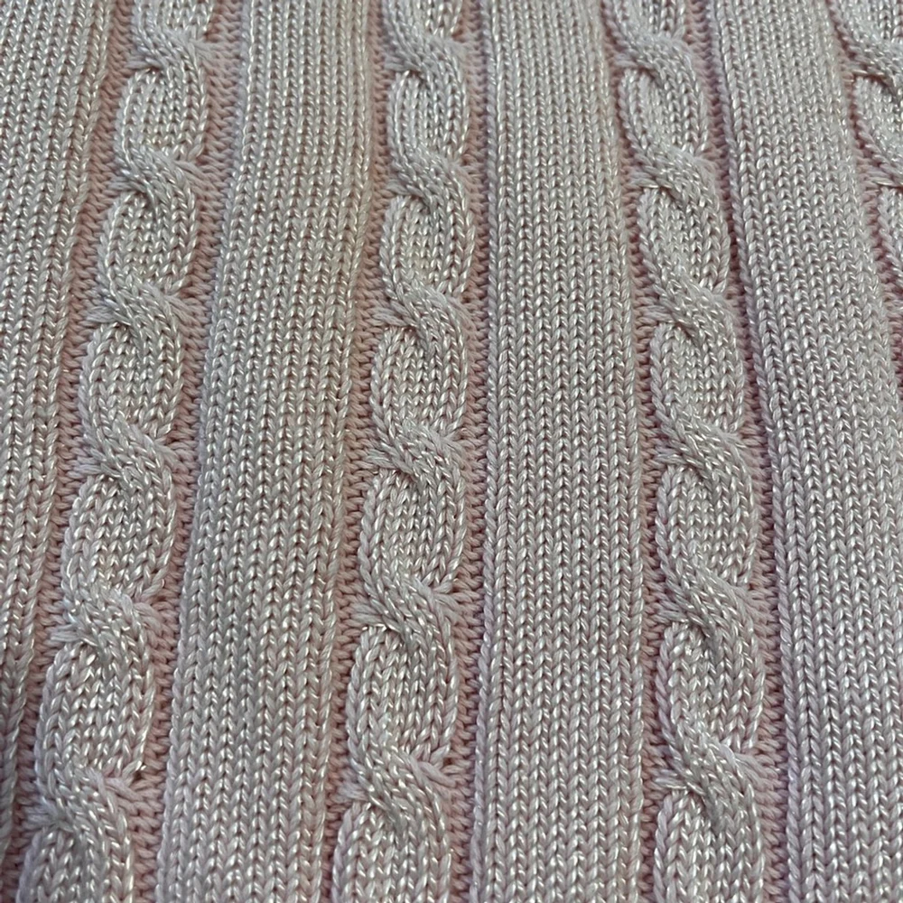 Vintage United Colors Benetton Cable Knit Mock Neck Sweater Vest - Picture 6 of 6